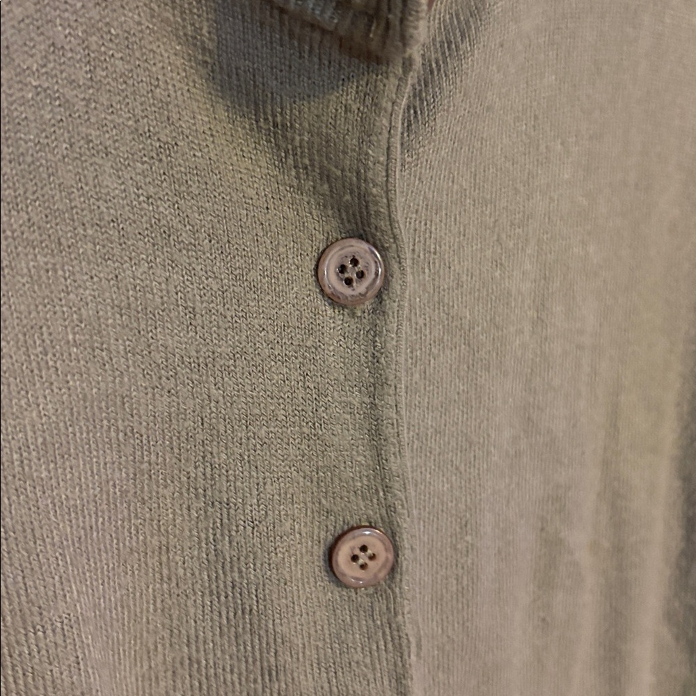 Express Tan Button-Up Cardigan - Picture 2 of 5